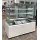 5ft Square Glass Pastry Cake Display Refrigerator