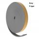 9*4mm Windproof Sound Proof Self Adhesive Weather Stripping Strip Strong Tackiness