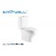Self Cleaning Glaze Close Coupled Wc Washdown Two Piece Toilet Antibacterial