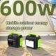 600W 576wh Portable Power Station Recyclable Outdoor Solar Generator