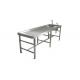 Simple Mortuary Refrigeration Units For Morgue Stainless Steel Autopsy Dissecting Table