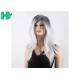 Ombre Grey Non Lace Long Synthetic Wigs High Temperature Fiber Side Part