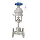 Stainless Steel Flanged Pneumatic Cryogenic Globe Valve With Handwheel