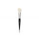 Luxury Slanted Powder / Contour Makeup Brush With Leather Soft XGF Goat Hair