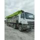 Second Hand Used Benz 56m Zoomlion Concrete Pump Truck 1370mm Feeding Height