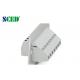 Pluggable 600v 75A Panel Mount Terminal Block 15.1mm Width Nickel Plating