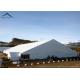 Outdoor Big White Exhibition Fair Canopy Tents Wooden Floor 45m*65m