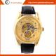 WN23 Golden Watch Luxury Style Trendy Watches Man Hollow Out 3ATM Mechanical Watch WINNER