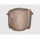 Circular Bulk Bag Round Type FIBC Bags Beige Color Jumbo Bag Flat Bottom