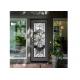 Natural Light Elegant Entry Door Custom Decorative Glass Windows Simple Diffusion Art