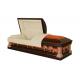 Beautiful Looking Cremation Coffin, Funeral Home Coffin 32 O.Z Thickness MC02