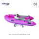 Pink or Green Color Semi - FRP Inflatable Rib Boats Tube 3.3 Meter