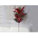 Realistic 60cm Red Berry Artificial Pine Picks For Holiday Decoration