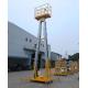 Manual Pushing Mobile Aerial Work Platform Double Mast 12m 200Kg Loading Capacity