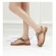 BS051 Summer Plus Size Sandals Female Bohemian Roman Flat Bottom Fairy Style Seaside Holiday Beach Shoes