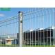 3d Triangular Bending Wire Height 2.43m V Mesh Security Fencing