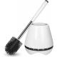 Ergonomic Silicone Toilet Cleaning Brush SS304 Handle Bathroom Bowl Brush