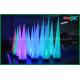 Colorful Lighting Stage Decoration Inflatable Cone For Club / Promotion