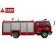 6T Fire Fighting Vehicle  Double Row , Foam Fire Service Truck Innovative Technology
