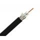 RG11 double 60% Shield PVC CMP jacket Drop Coaxial Cable with Messenger