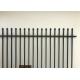 2100mm x 2400mm Width Galvanized Steel Spear Top Garrison Fence Panels/Steel Picket Fencing