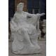 white marble man sculpture