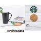 Starbuck Customizabled Eco Friendly Mugs With Spoon And Bamboo Lid
