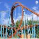 Customized Theme Park Roller Coaster Ride 16 Persons Capacity For Outdoor