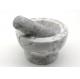 Grinding Natural Marble Stone Mortar And Pestle Set Herb Spice Garlic Press Masher
