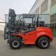 3ton 3.5ton 5ton 6ton Off Road Fork Truck Red With 6 Inches Fork Width
