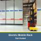 Electric Mobile Pallet Racking  Rail-Guided Electric Mobile Rack Warehouse Storage Rack