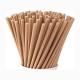 Paper Wood Biodegradable Bubble Tea Straws Recyclable For Cold Drink