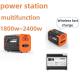 2200W Solar Generator Rechargeable LiFePO4 Power Station for Outdoor Emergency Backup