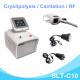 Mini Cryotherapy Fat Freezining Machine With Cavitation / Radio Frequency