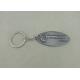 Zinc Alloy Iron Keychain With Laser Engraving Logo For Business Gift