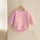Warm New Born Rompers Long Sleeve French Terry Baby Sunday Sweatshirt Romper