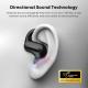 Langsdom 80H Playtime Open-Ear True Wireless Bluetooth Headphones with Microphone Bluetooth Earbuds with Earhooks OWS Earbuds