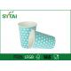 Home / Office Single Walled Paper Cup , Paper Beverage Cups 16 oz  500ml Large Capacity