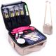 Women PU Makeup Train Case With Adjustable Dividers