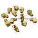 Custom Brass forged Turning parts brass elbow connector fittings NPT BSP Metric thread