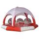 PVC Large Inflatable Swimming Pool , Huge Inflatable Circle Pool With Tent