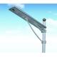 Intelligent All In One Solar LED Street Light / 30 Watt Garden Street Lamp Easy Installation