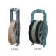 508mm Large Diameter Cable Pulley Block Nylon Steel Frame Round Belt Type