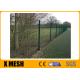Powder Coated 8mm Twin Wire Mesh Fencing Welded Panel For Commercial