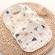 Dyed Premium Muslin Newborn Baby Bibs Absorbent Existing Pattern Eco Friendly
