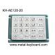 Rugged Stainless steel Keyboard Gas Station Keypad with 20 Keys 5x4 Matrix