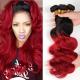 3 Bundles Weave Ombre Real Hair Extensions Remy Hair Last Long Time For Girl