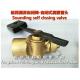 Sounding self closing valve, self closing measuring head, bronze sounding self closing val
