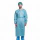 Waterproof PE Coated PP Isolation Gown Disposable With Elastic Cuff