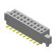Female Header Connector 1.27mm Dual Row With Pegs SMT Type 2*3PIN To 2*50PIN H=3.40mm